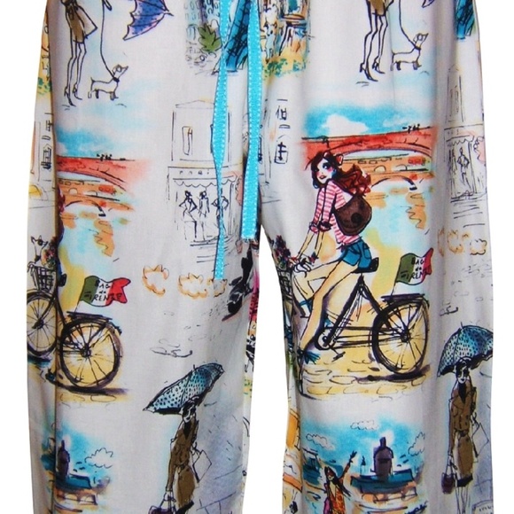 Weekend In Paris Capri PJ Bottom - Picture 2 of 2